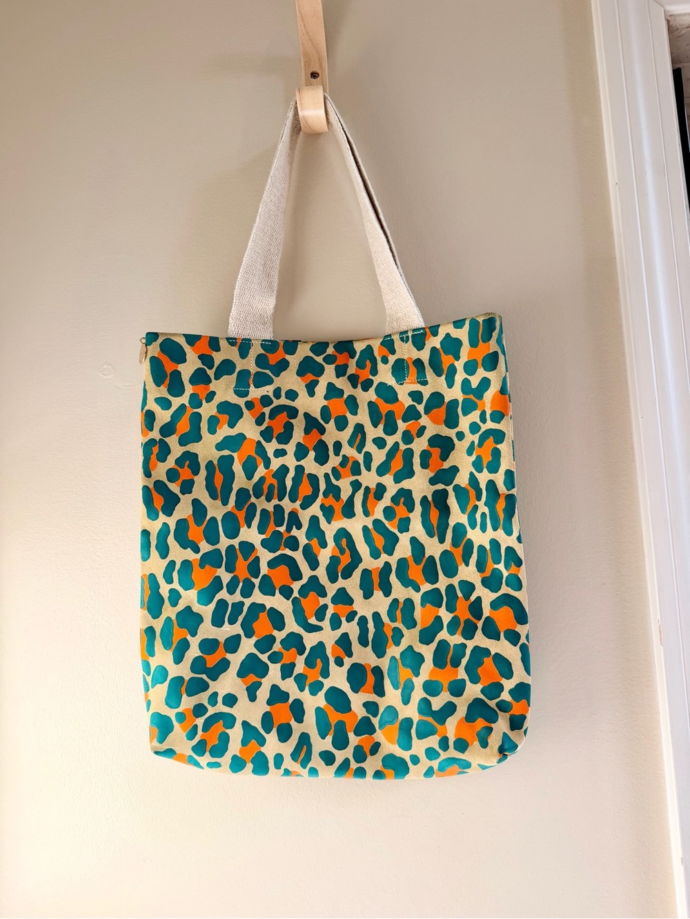 Clare V Carryall Leather Suede Tote - Neon Cat NWT $315